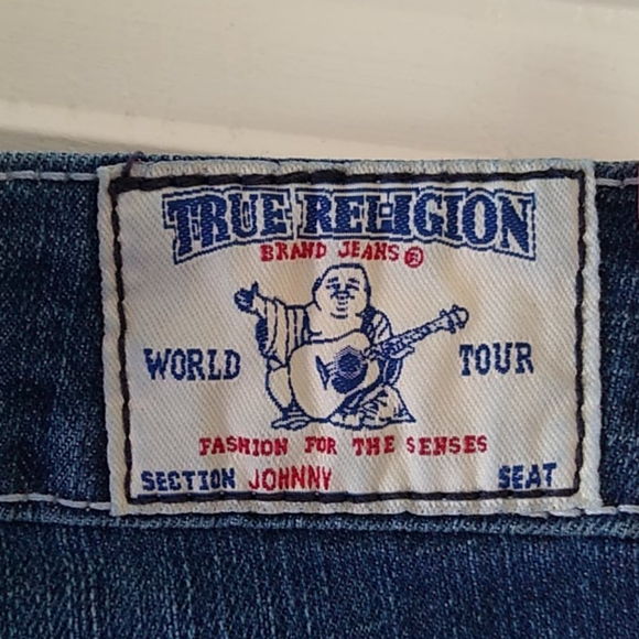 True Religion Women's Bootcut Jeans Johnny Size 28 - Picture 5 of 9